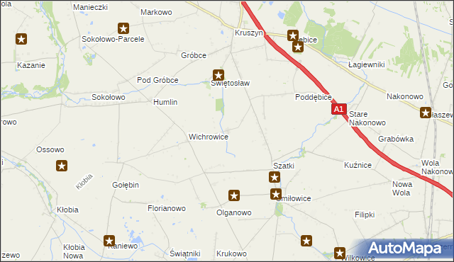 mapa Skibice gmina Choceń, Skibice gmina Choceń na mapie Targeo