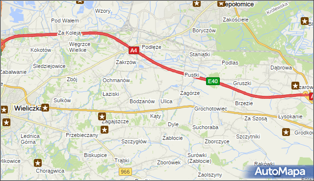 mapa Słomiróg, Słomiróg na mapie Targeo