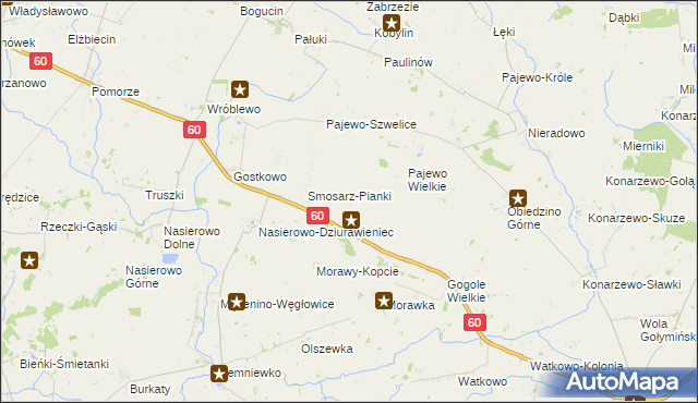 mapa Smosarz-Dobki, Smosarz-Dobki na mapie Targeo