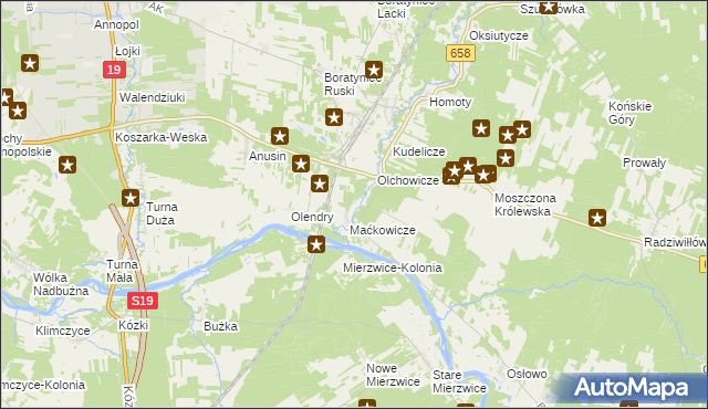 mapa Stankowicze, Stankowicze na mapie Targeo