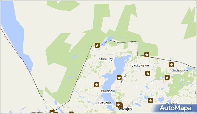 mapa Stankuny, Stankuny na mapie Targeo