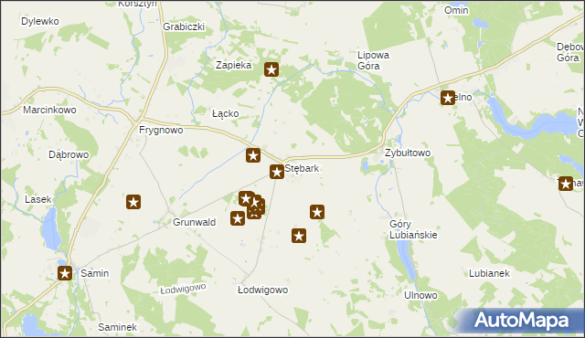 mapa Stębark, Stębark na mapie Targeo
