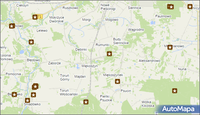 mapa Studzianki gmina Nasielsk, Studzianki gmina Nasielsk na mapie Targeo