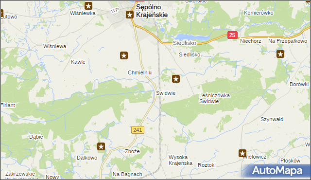 mapa Świdwie, Świdwie na mapie Targeo