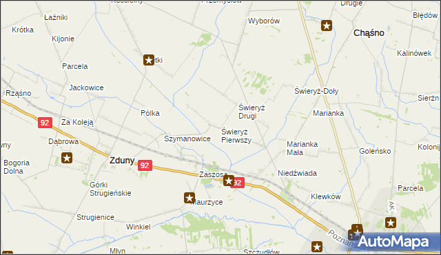 mapa Świeryż Pierwszy, Świeryż Pierwszy na mapie Targeo