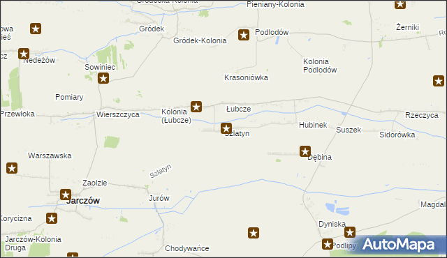 mapa Szlatyn, Szlatyn na mapie Targeo