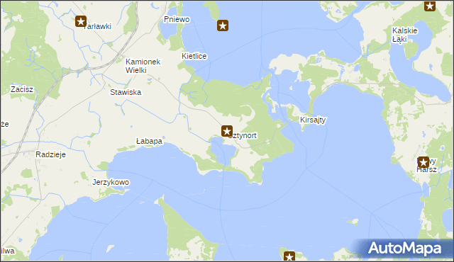 mapa Sztynort, Sztynort na mapie Targeo