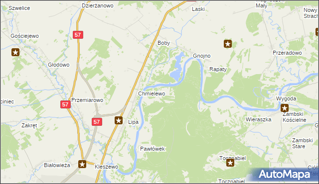 mapa Szygówek, Szygówek na mapie Targeo