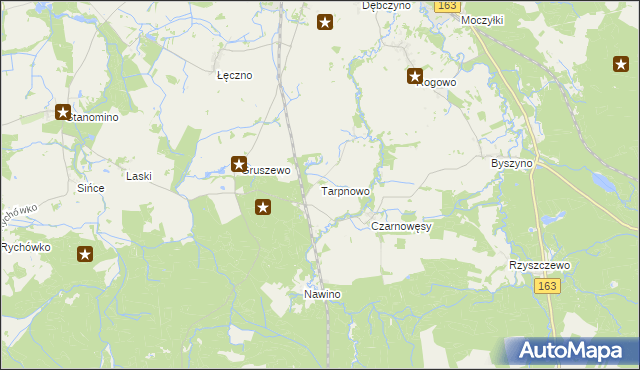 mapa Tarpnowo, Tarpnowo na mapie Targeo