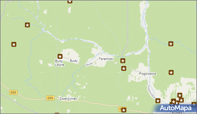 mapa Teremiski, Teremiski na mapie Targeo