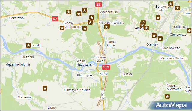 mapa Turna Mała, Turna Mała na mapie Targeo