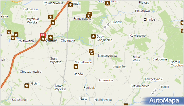mapa Turowa Wola, Turowa Wola na mapie Targeo
