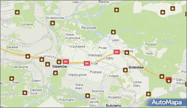 mapa Ujków Nowy, Ujków Nowy na mapie Targeo