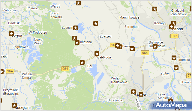 mapa Wał-Ruda, Wał-Ruda na mapie Targeo