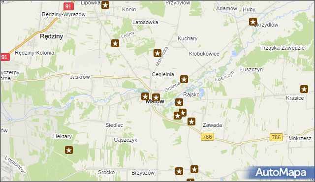 mapa Wancerzów, Wancerzów na mapie Targeo