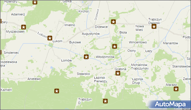 mapa Włodzimirów, Włodzimirów na mapie Targeo