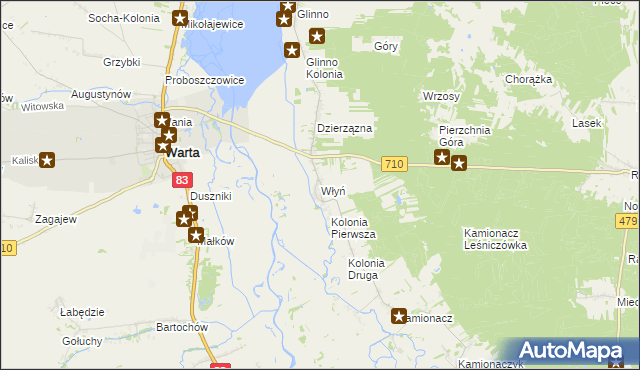 mapa Włyń, Włyń na mapie Targeo