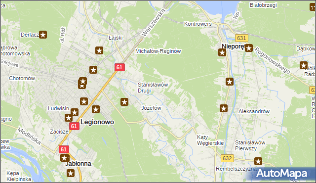 mapa Wola Aleksandra, Wola Aleksandra na mapie Targeo