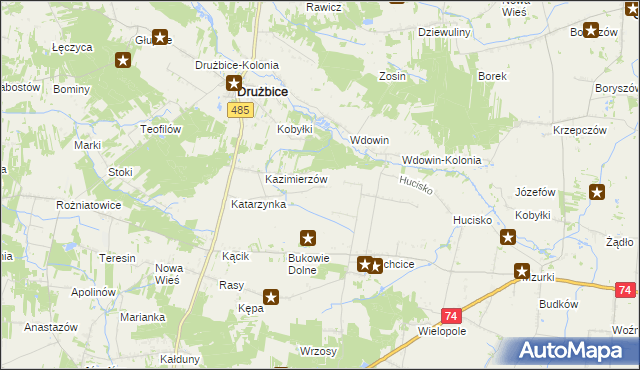 mapa Żbijowa, Żbijowa na mapie Targeo