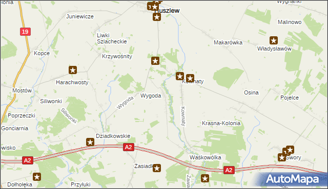 mapa Żurawlówka, Żurawlówka na mapie Targeo