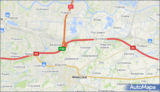 mapa Kokotów, Kokotów na mapie Targeo