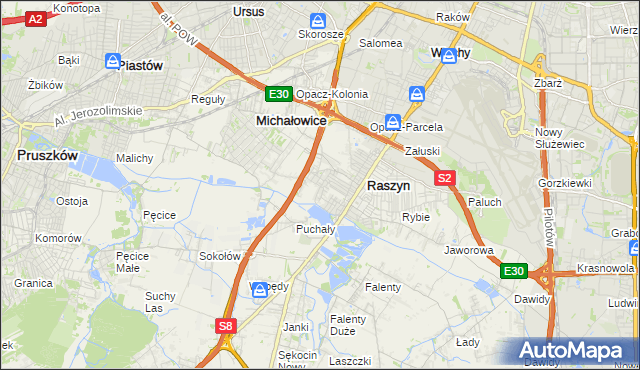 mapa Nowe Grocholice, Nowe Grocholice na mapie Targeo