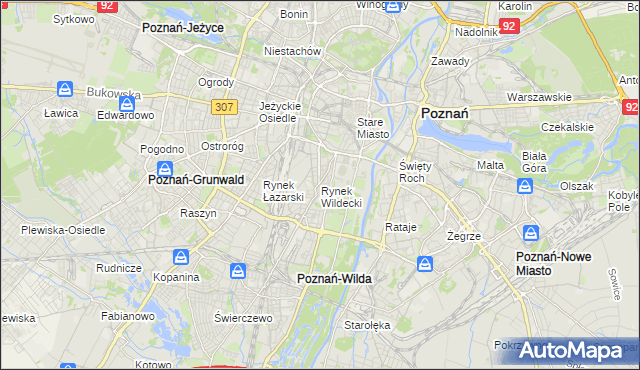 mapa Rynek Wildecki, Rynek Wildecki na mapie Targeo