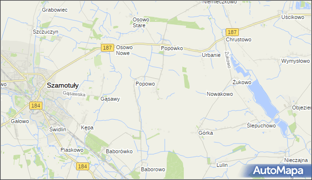 mapa Wychowaniec, Wychowaniec na mapie Targeo