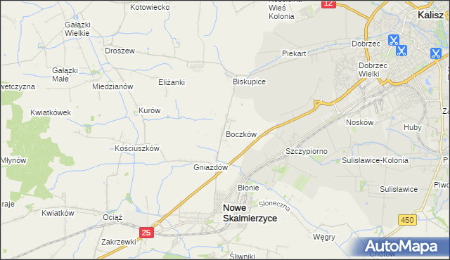 mapa Boczków, Boczków na mapie Targeo