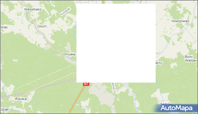 mapa Wielbark powiat szczycieński, Wielbark powiat szczycieński na mapie Targeo