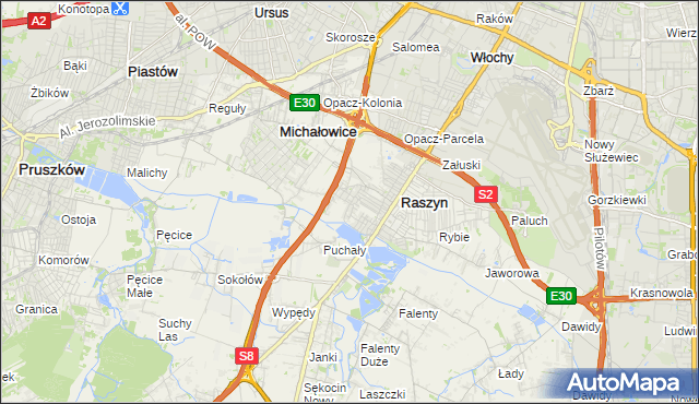 mapa Nowe Grocholice, Nowe Grocholice na mapie Targeo
