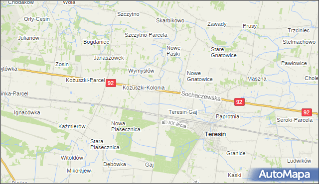 mapa Topołowa, Topołowa na mapie Targeo