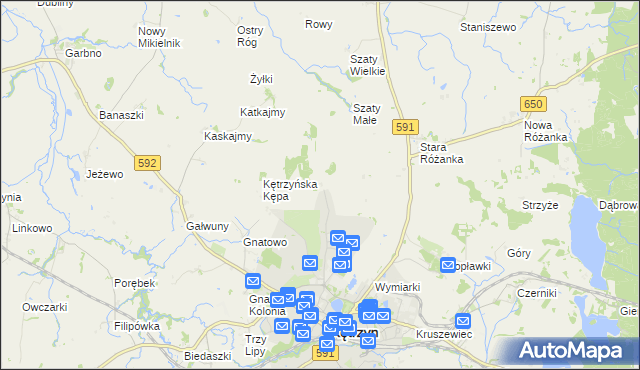 mapa Bałtrucie, Bałtrucie na mapie Targeo