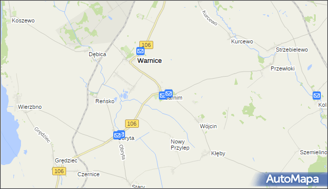 mapa Barnim, Barnim na mapie Targeo