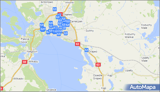 mapa Bystry, Bystry na mapie Targeo