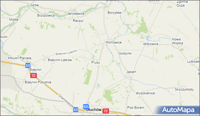 mapa Celigów, Celigów na mapie Targeo