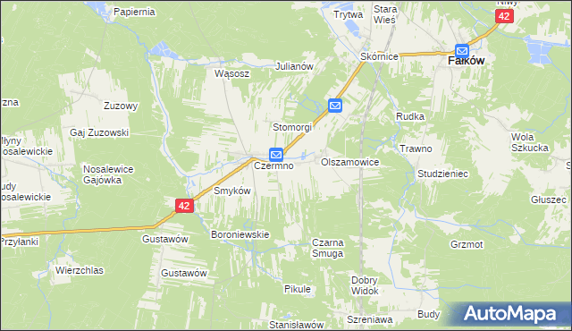 mapa Czermno-Kolonia, Czermno-Kolonia na mapie Targeo