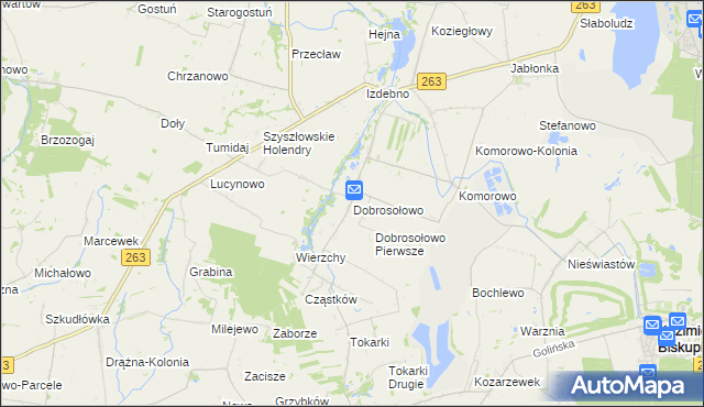 mapa Dobrosołowo, Dobrosołowo na mapie Targeo