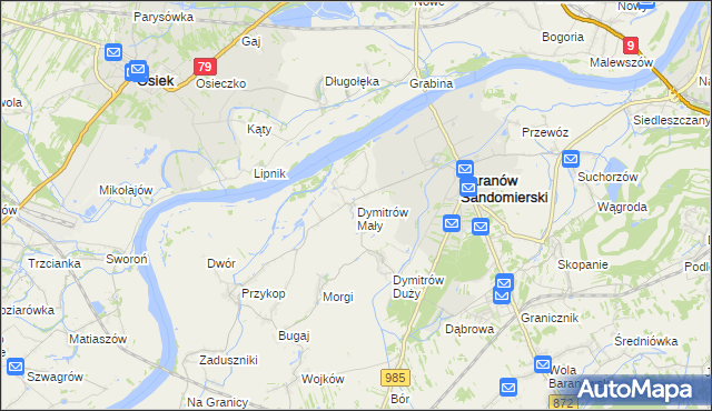 mapa Dymitrów Mały, Dymitrów Mały na mapie Targeo