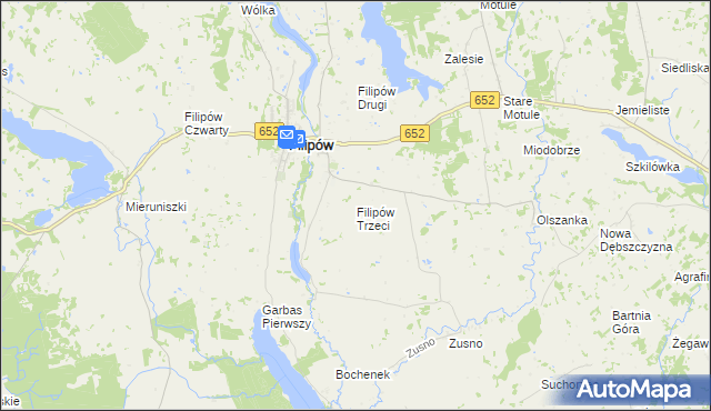 mapa Filipów Trzeci, Filipów Trzeci na mapie Targeo