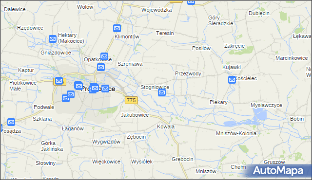 mapa Górka Stogniowska, Górka Stogniowska na mapie Targeo