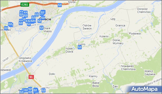 mapa Górne Wymiary, Górne Wymiary na mapie Targeo