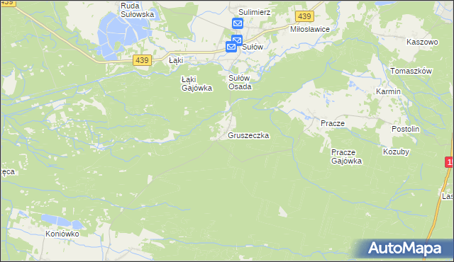 mapa Gruszeczka, Gruszeczka na mapie Targeo