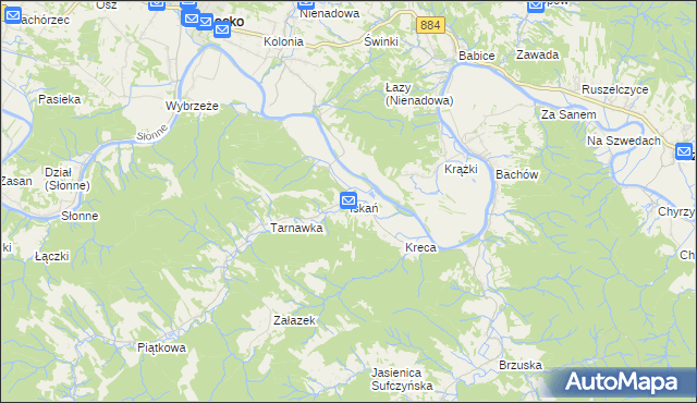 mapa Iskań, Iskań na mapie Targeo