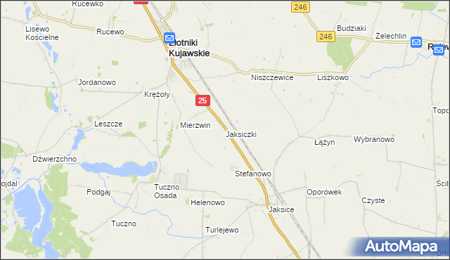 mapa Jaksiczki, Jaksiczki na mapie Targeo