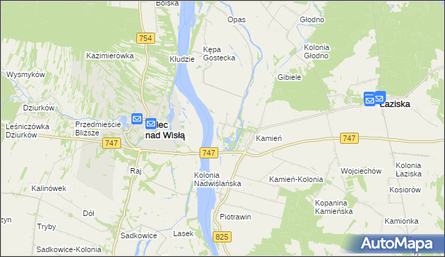 mapa Kępa Solecka, Kępa Solecka na mapie Targeo