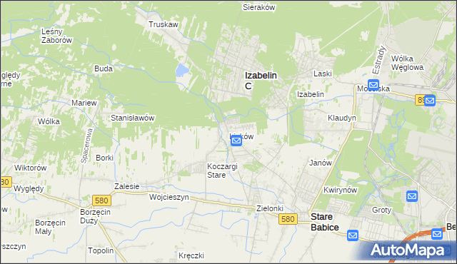mapa Lipków, Lipków na mapie Targeo