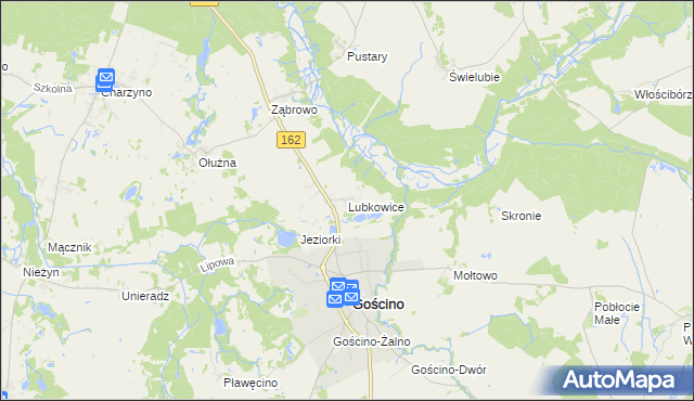 mapa Lubkowice, Lubkowice na mapie Targeo