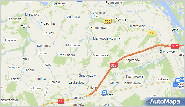 mapa Markowola, Markowola na mapie Targeo