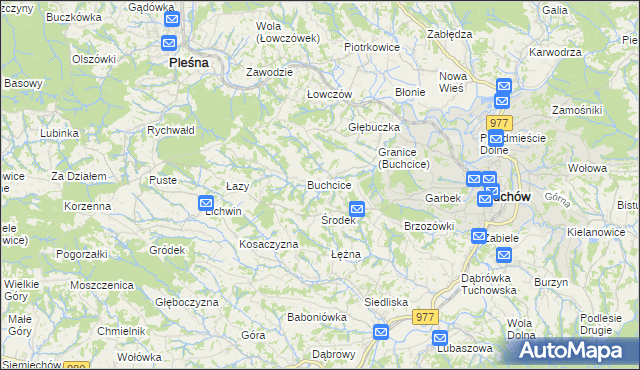 mapa Meszna Opacka, Meszna Opacka na mapie Targeo